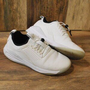 Clove Womens White CL002 Bungee Lace Up Low Top Comfort Nursing Shoes 9.5